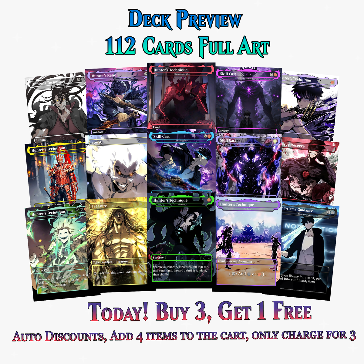 Solo Leveling Commander Deck – 112+ Cards | PrimeDecks