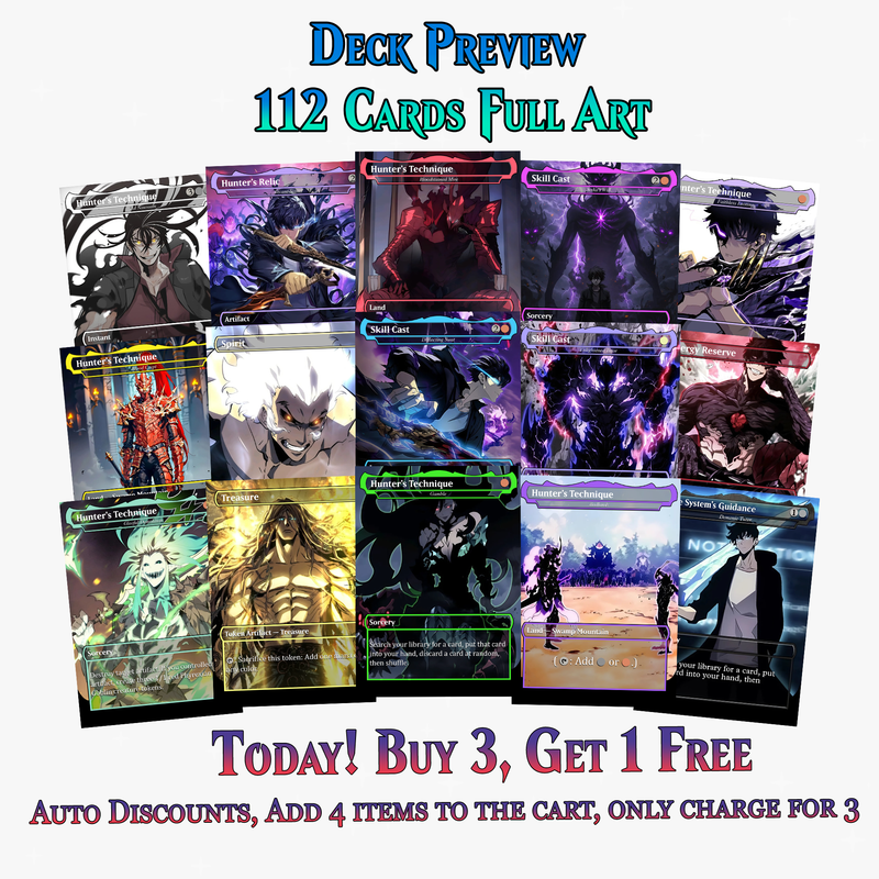 Solo Leveling Commander Deck – 112+ Cards | PrimeDecks