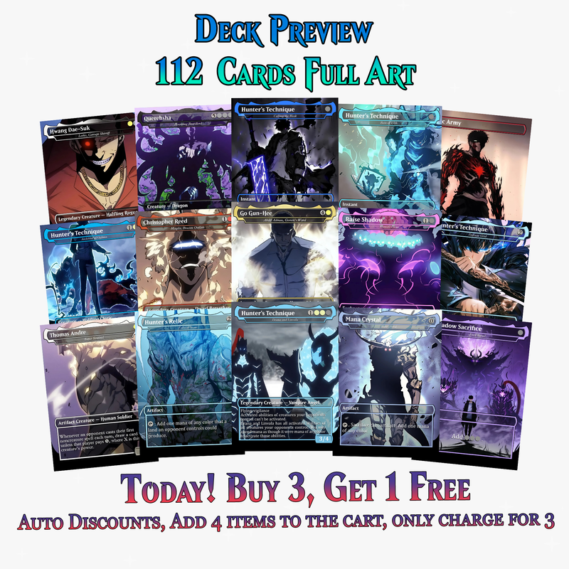 Solo Leveling Commander Deck – 112+ Cards | PrimeDecks