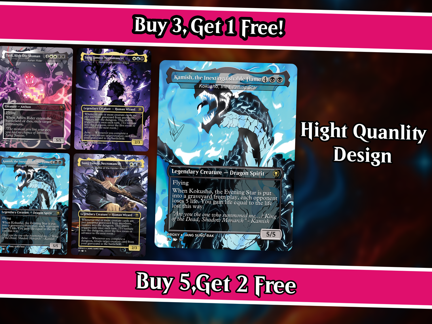 | New |Solo Leveling Commander Deck V2 – 117+ Cards | PrimeDecks