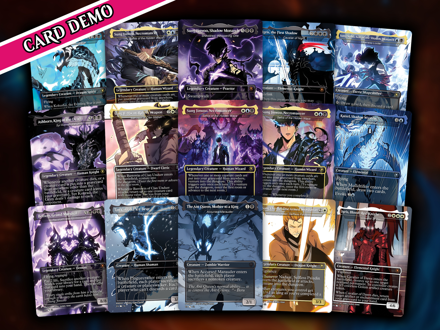| New |Solo Leveling Commander Deck V2 – 117+ Cards | PrimeDecks