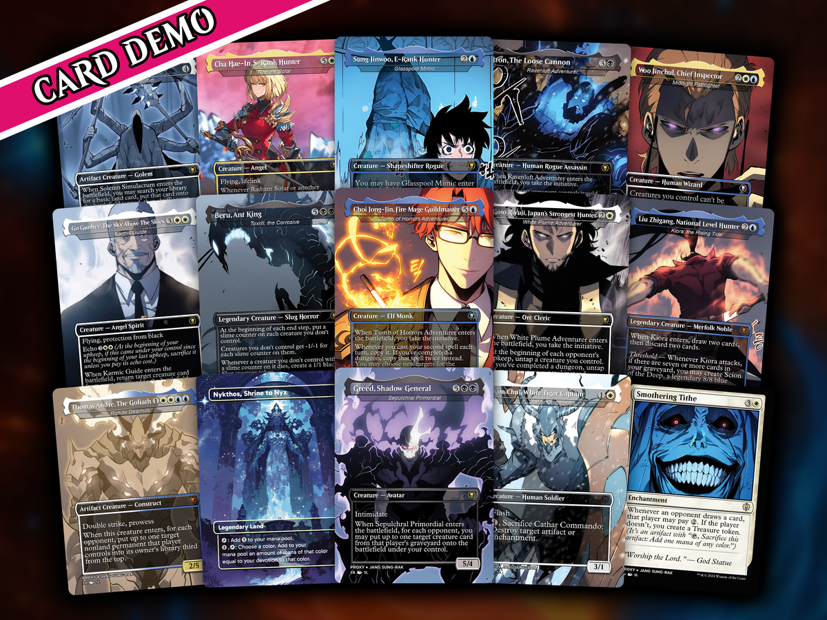 | New |Solo Leveling Commander Deck V2 – 117+ Cards | PrimeDecks