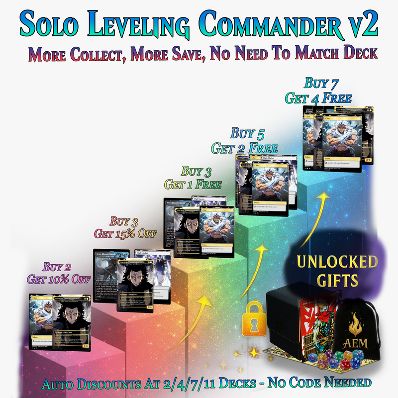 Solo Leveling Commander Deck V2 – 117 CARDS | ProxyTCG