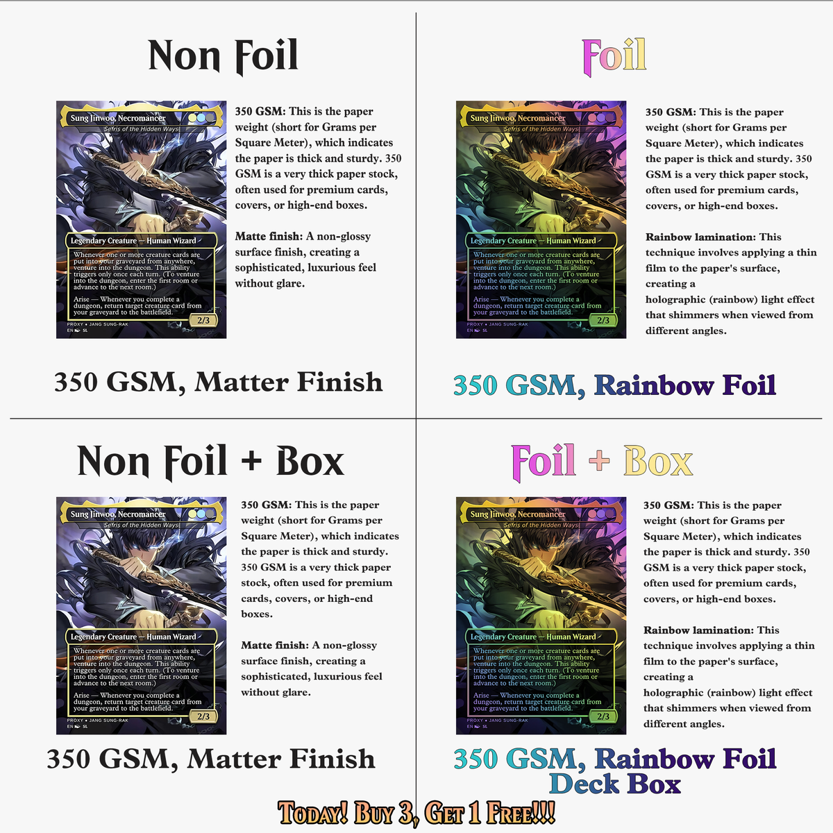 Solo Leveling Commander Deck V2 – 117 CARDS | ProxyTCG