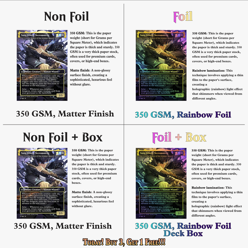Solo Leveling Commander Deck V2 – 117 CARDS | ProxyTCG