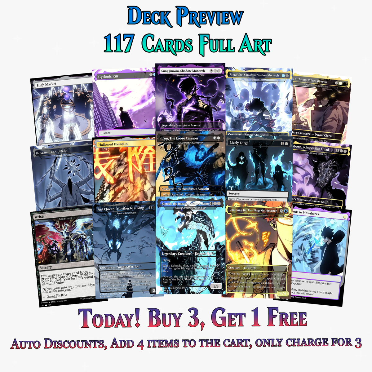 Solo Leveling Commander Deck V2 – 117+ Cards | PrimeDecks
