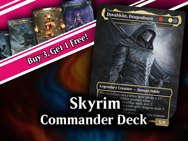 | New |Skyrim Themed Commander Deck – 116+ Cards | PrimeDecks