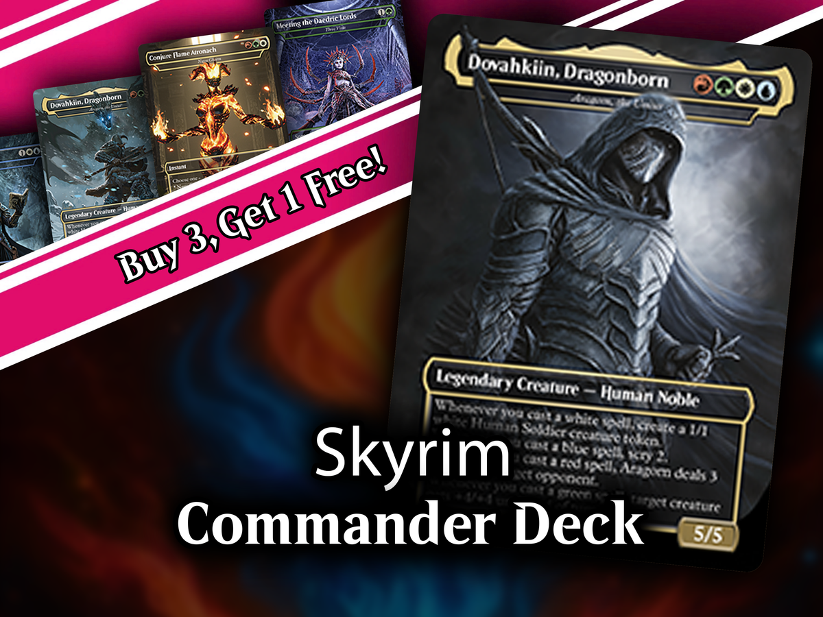 | New |Skyrim Themed Commander Deck – 116+ Cards | PrimeDecks