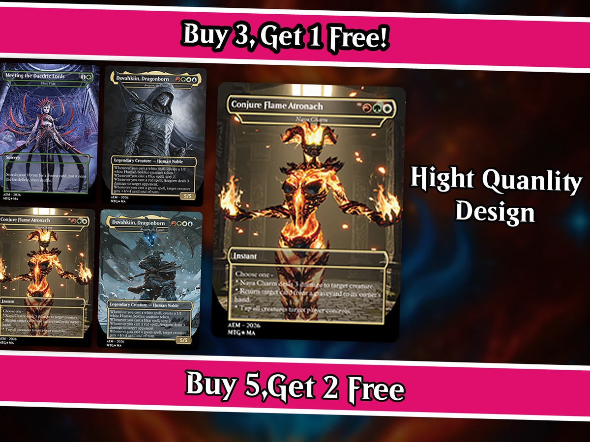 | New |Skyrim Themed Commander Deck – 116+ Cards | PrimeDecks