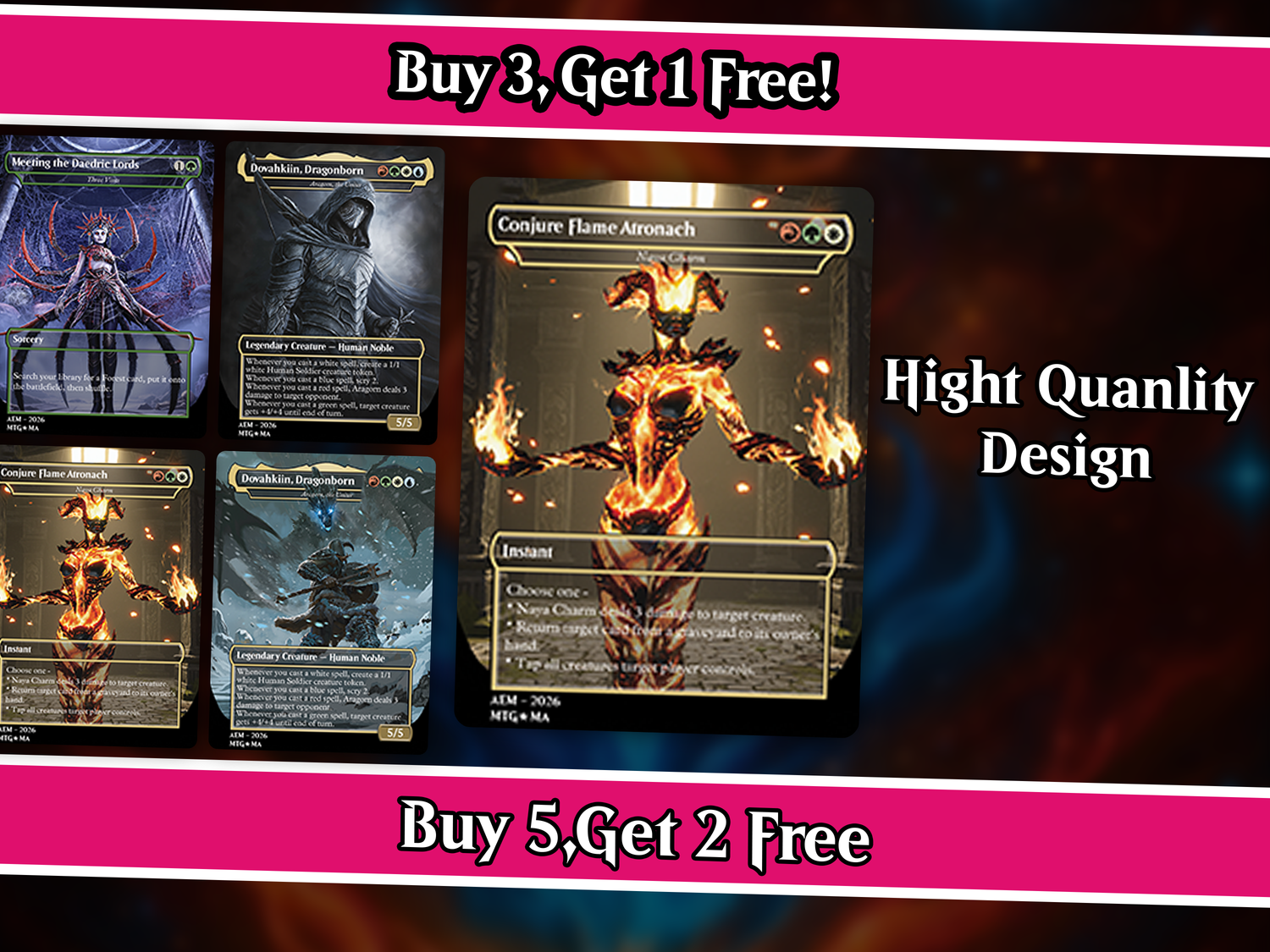 | New |Skyrim Themed Commander Deck – 116+ Cards | PrimeDecks