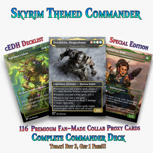Skyrim Themed Commander Deck – 116 Cards | ProxyTCG