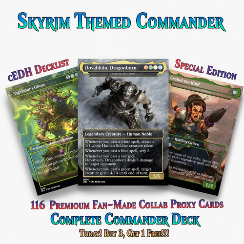 Skyrim Themed Commander Deck – 116 Cards | ProxyTCG