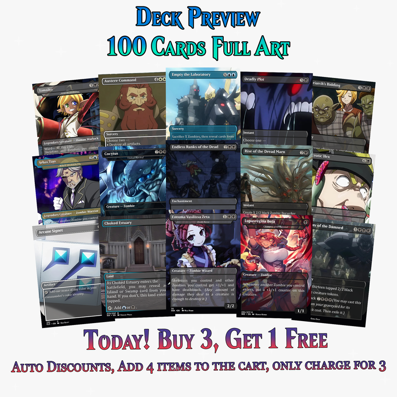 Overlord Zombie Tribal Commander Deck - 100+ Cards | PrimeDecks