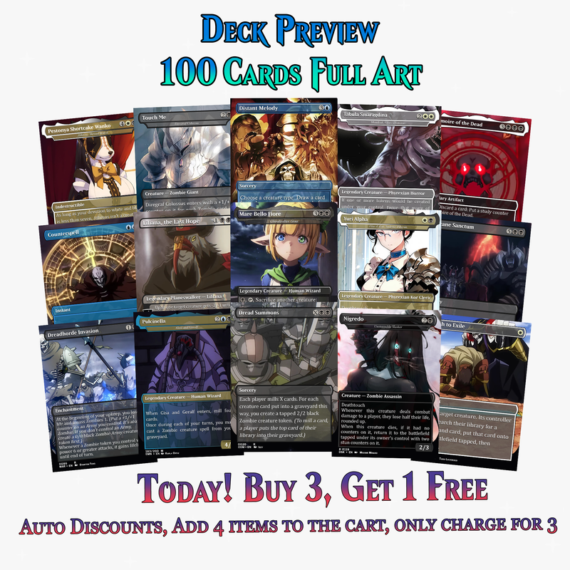 Overlord Zombie Tribal Commander Deck - 100+ Cards | PrimeDecks