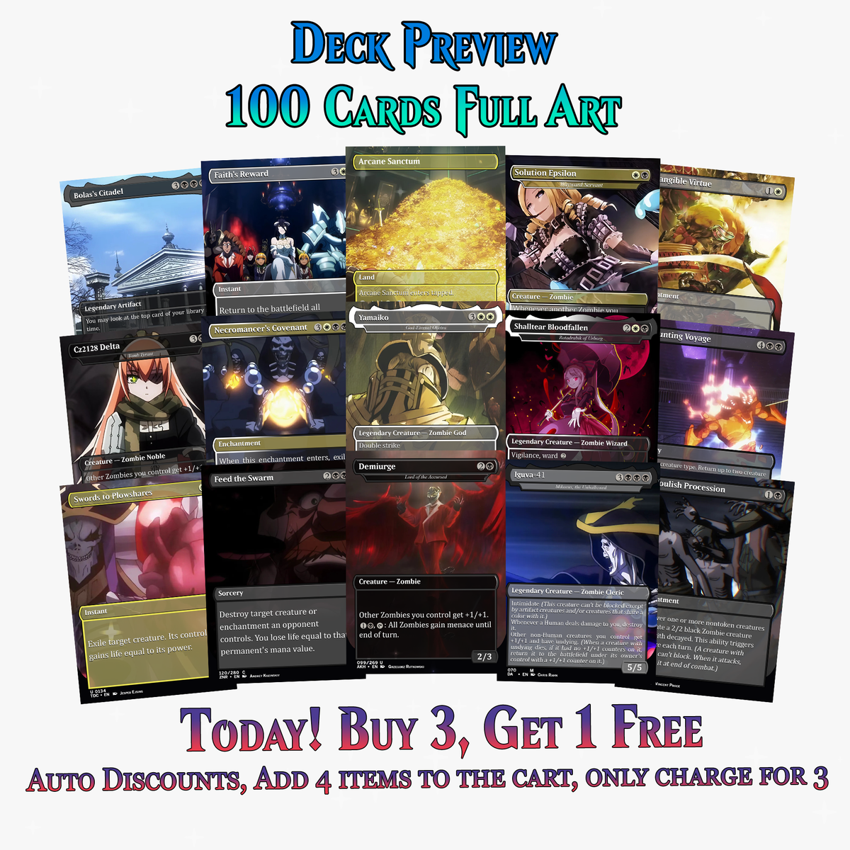 Overlord Zombie Tribal Commander Deck - 100+ Cards | PrimeDecks