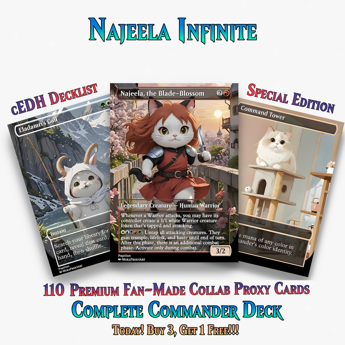 Najeela Infinite Combat Commander Deck | 110+ Cards | PrimeDecks