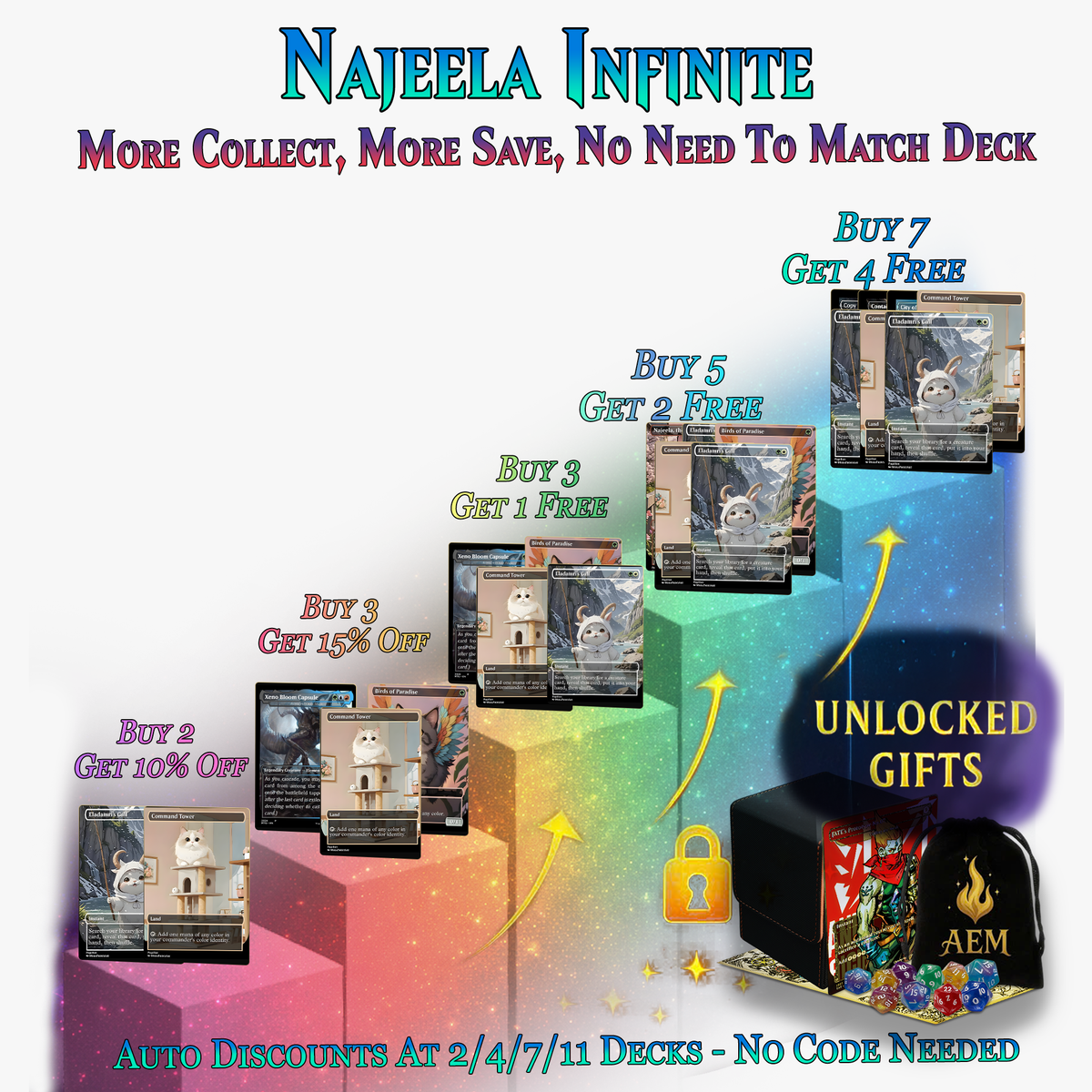 Najeela Infinite Combat Commander Deck | 110+ Cards | PrimeDecks