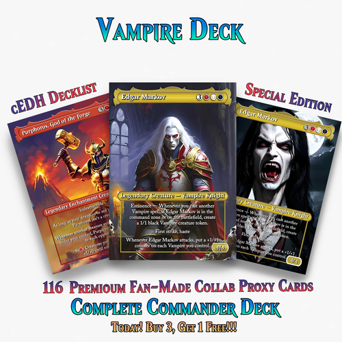 Vampire Commander Deck - 116+ Cards - PrimeDecks