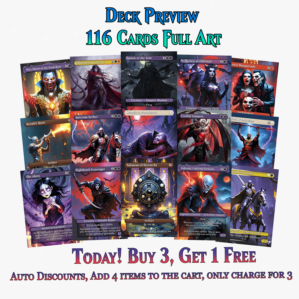 Vampire Commander Deck - 116+ Cards - PrimeDecks