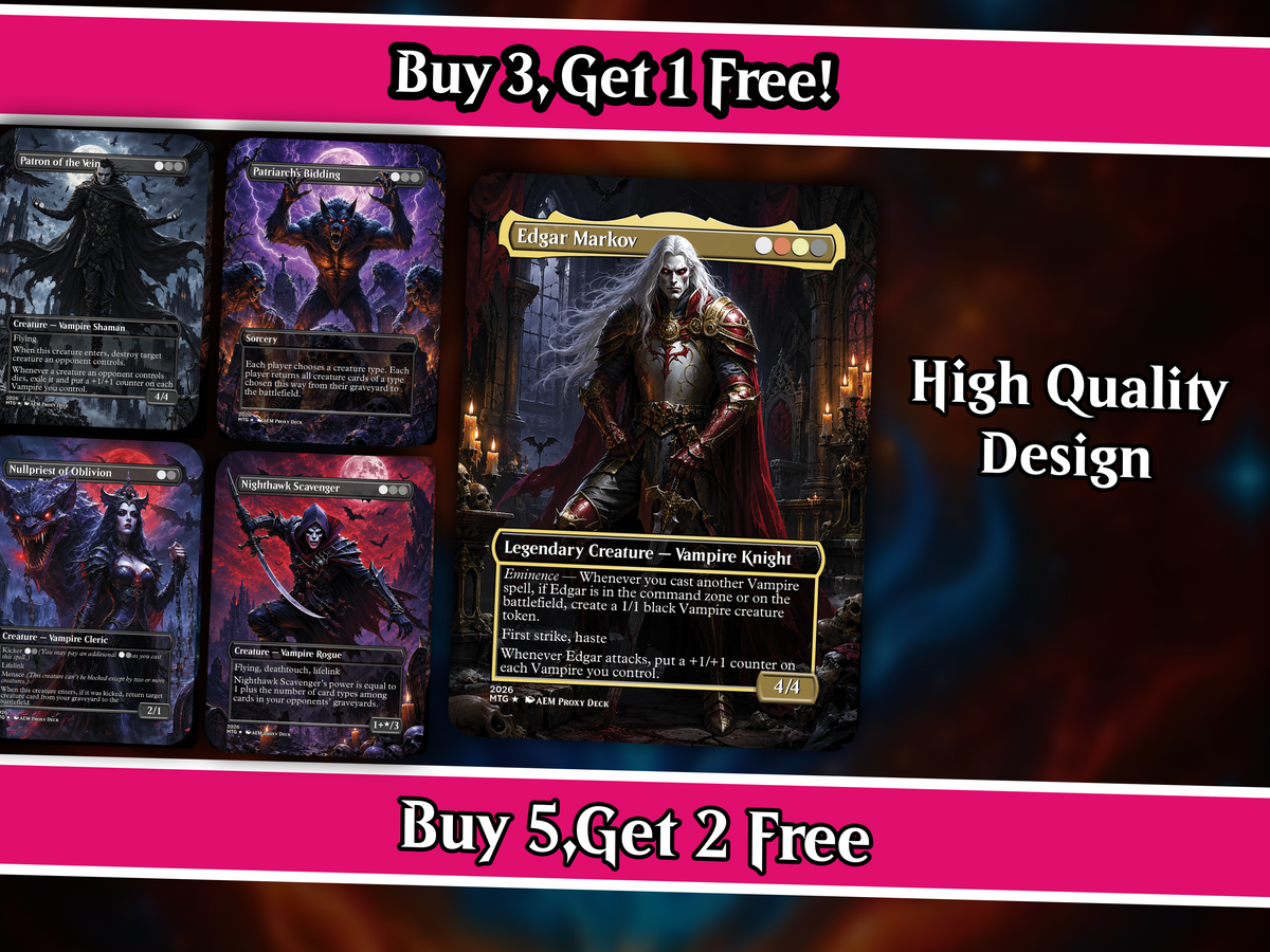 Vampire Commander Deck - 116+ Cards | PrimeDecks