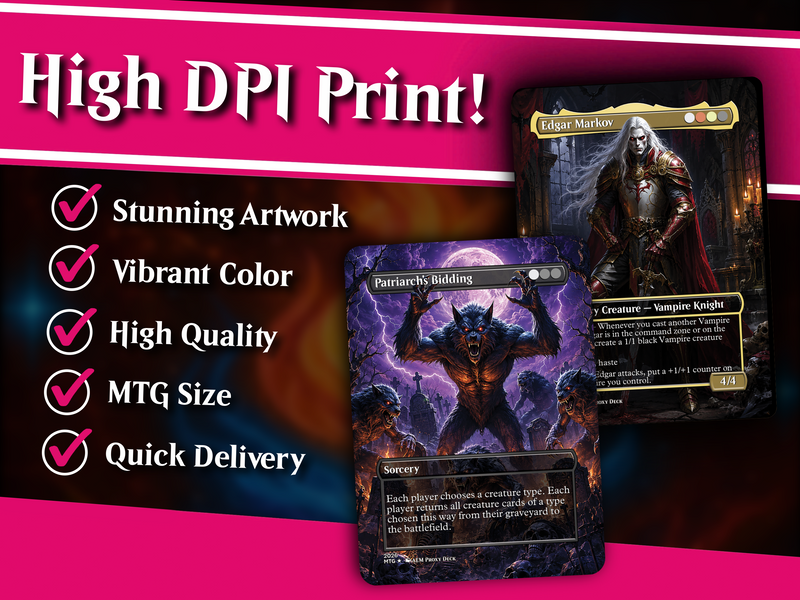 Vampire Commander Deck - 116+ Cards | PrimeDecks