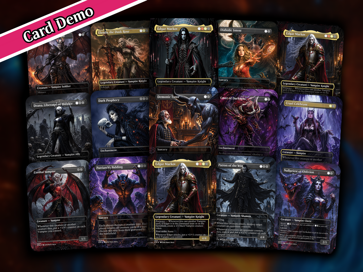 Vampire Commander Deck - 116+ Cards | PrimeDecks