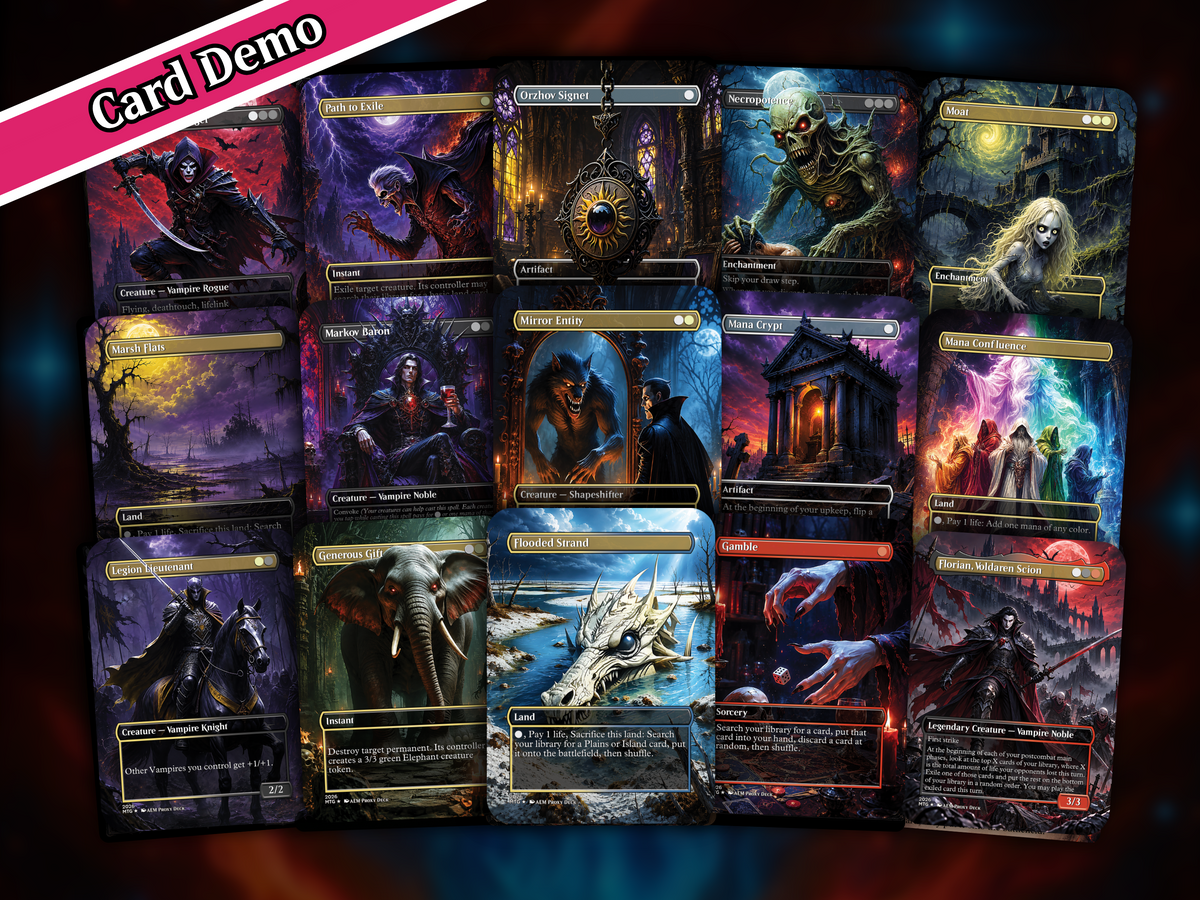 Vampire Commander Deck - 116+ Cards | PrimeDecks