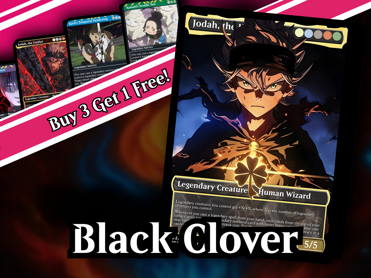 Black Clover Anime Commander Deck | 109+ Cards | PrimeDecks