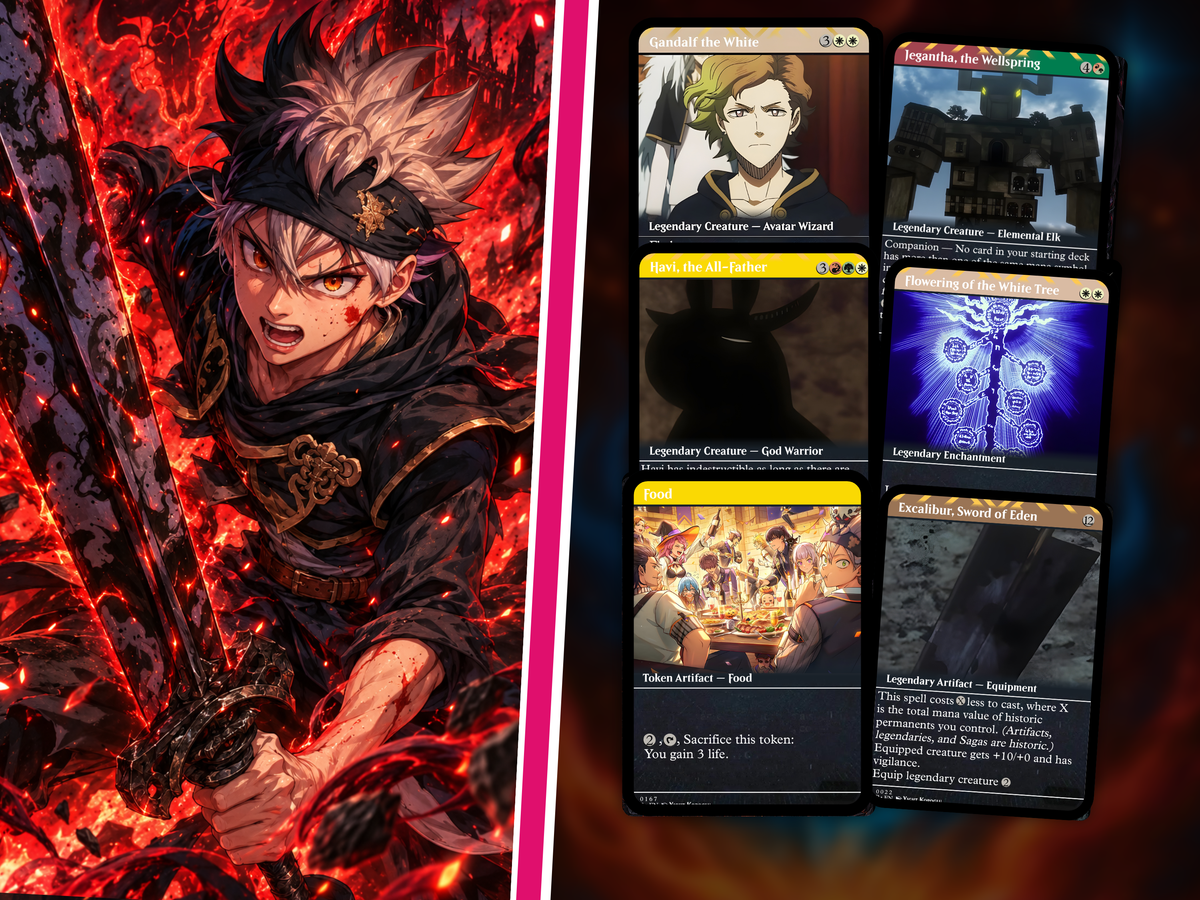 Black Clover Anime Commander Deck | 109+ Cards | PrimeDecks