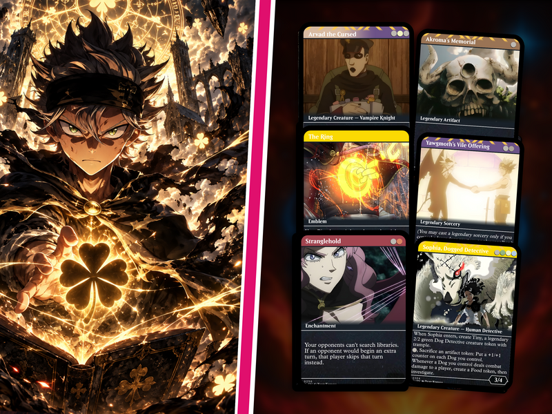 Black Clover Anime Commander Deck | 109+ Cards | PrimeDecks