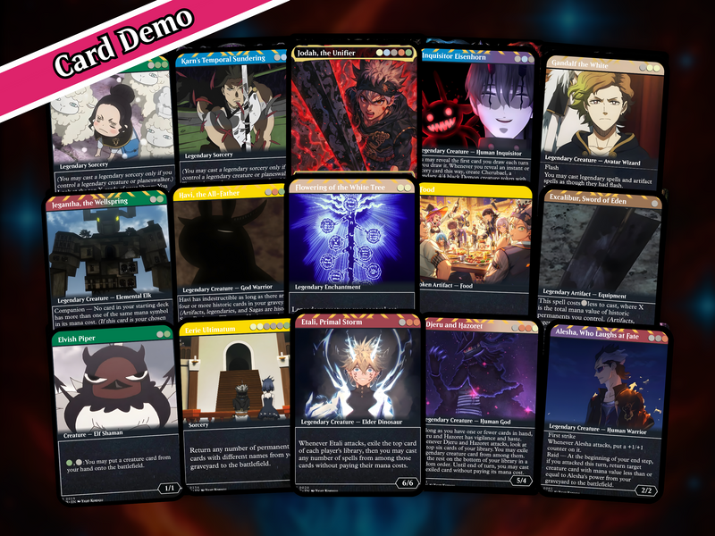 Black Clover Anime Commander Deck | 109+ Cards | PrimeDecks
