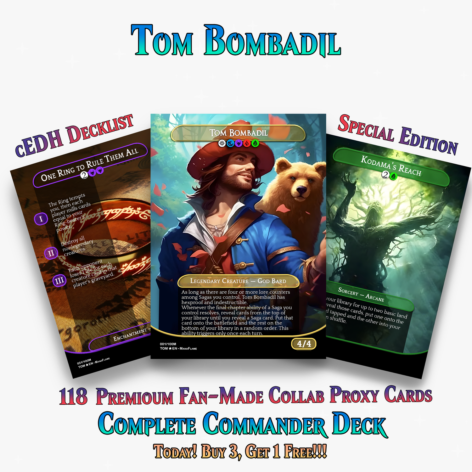 Tom Bombadil Sagas Commander Deck | 118+ Cards | PrimeDecks