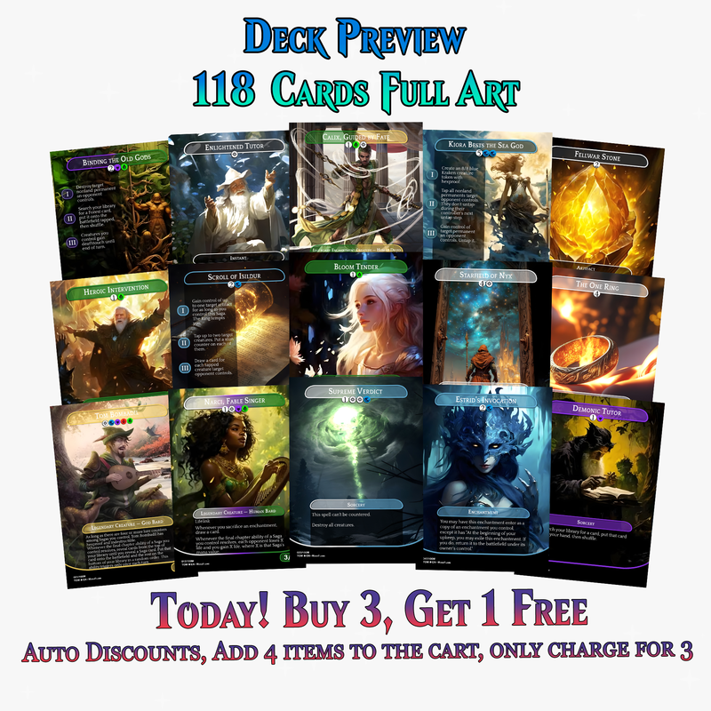 Tom Bombadil Sagas Commander Deck | 118+ Cards | PrimeDecks