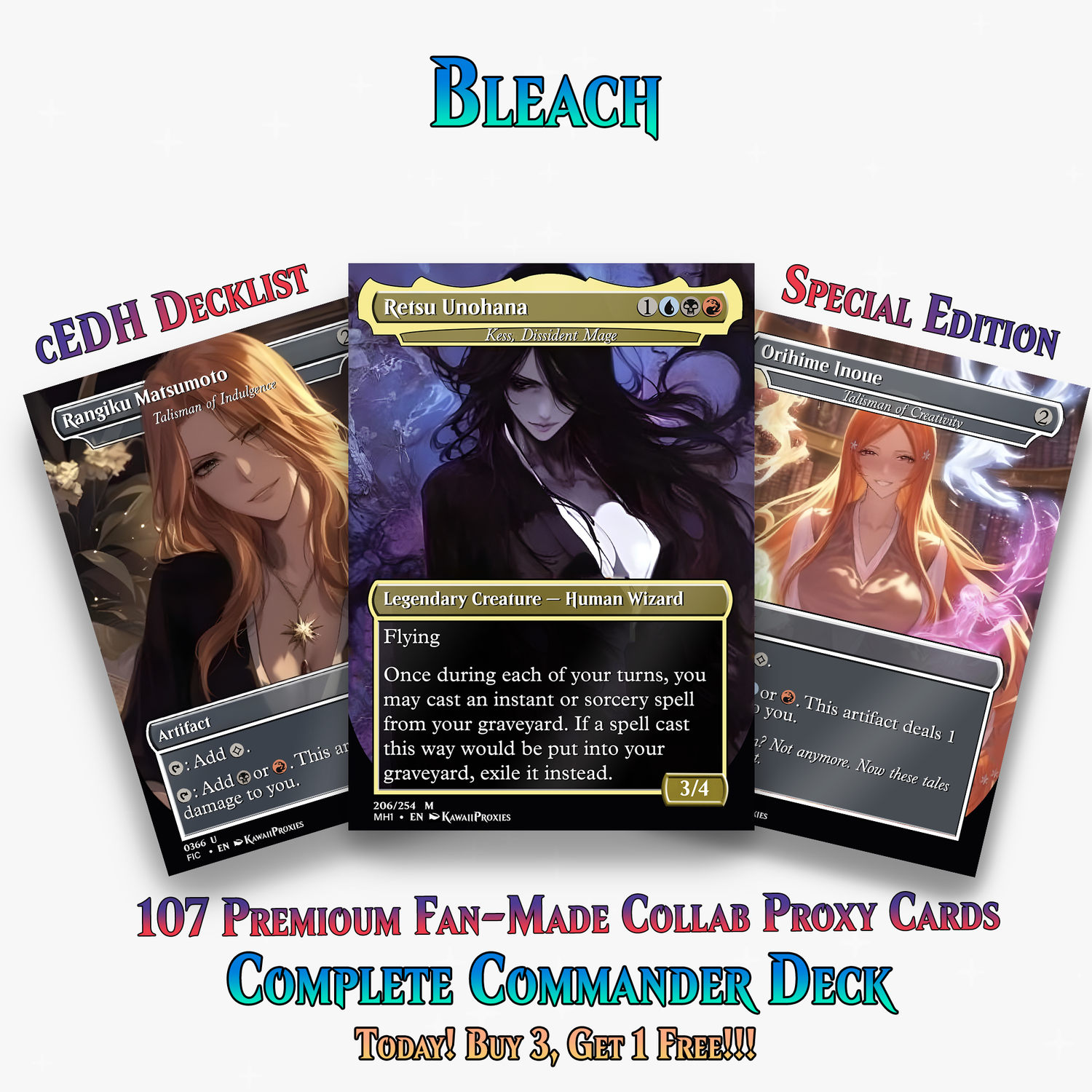 Bleach Anime Commander Deck | 107+ Cards | PrimeDecks