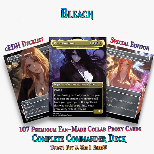 Bleach Anime Commander Deck | 107+ Cards | PrimeDecks