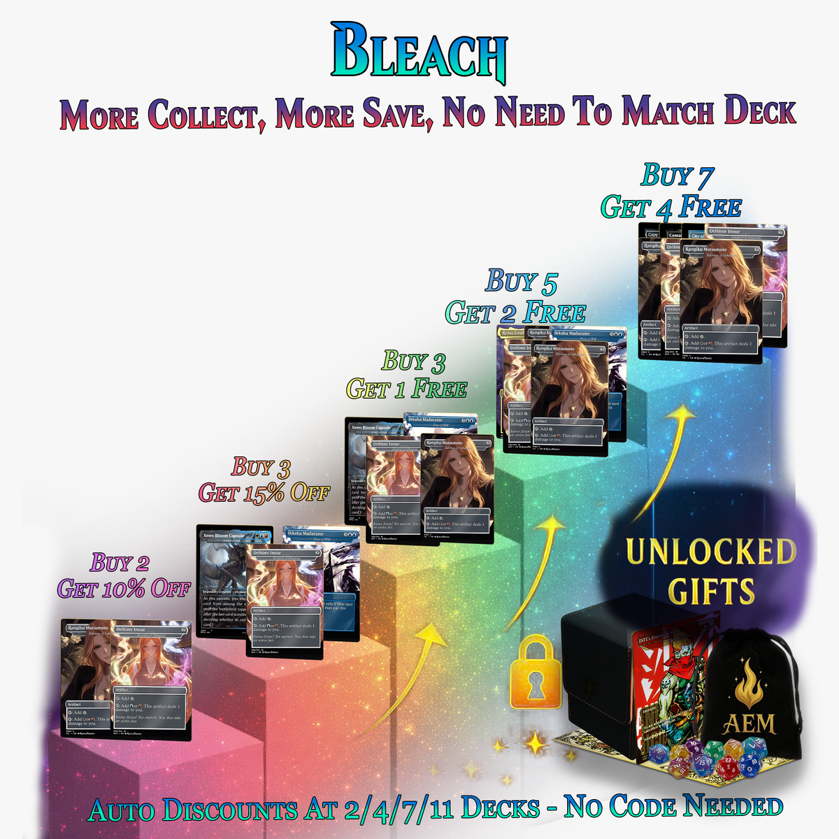 Bleach Anime Commander Deck | 107+ Cards | PrimeDecks