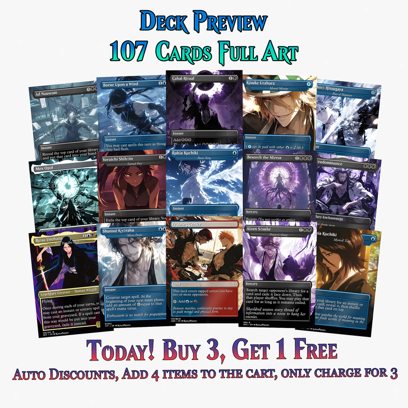 Bleach Anime Commander Deck | 107+ Cards | PrimeDecks
