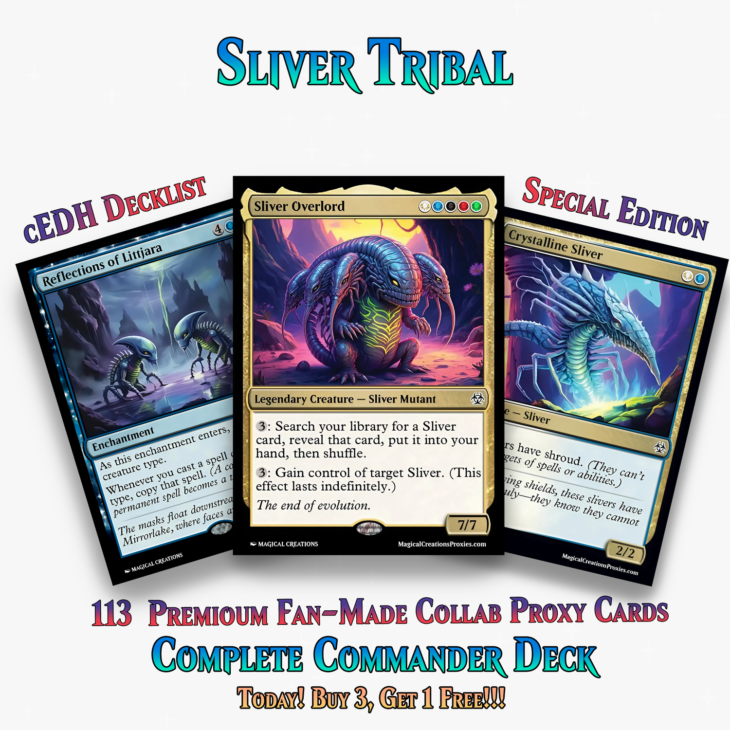 Sliver Tribal Commander Deck – 113+ Cards | PrimeDecks