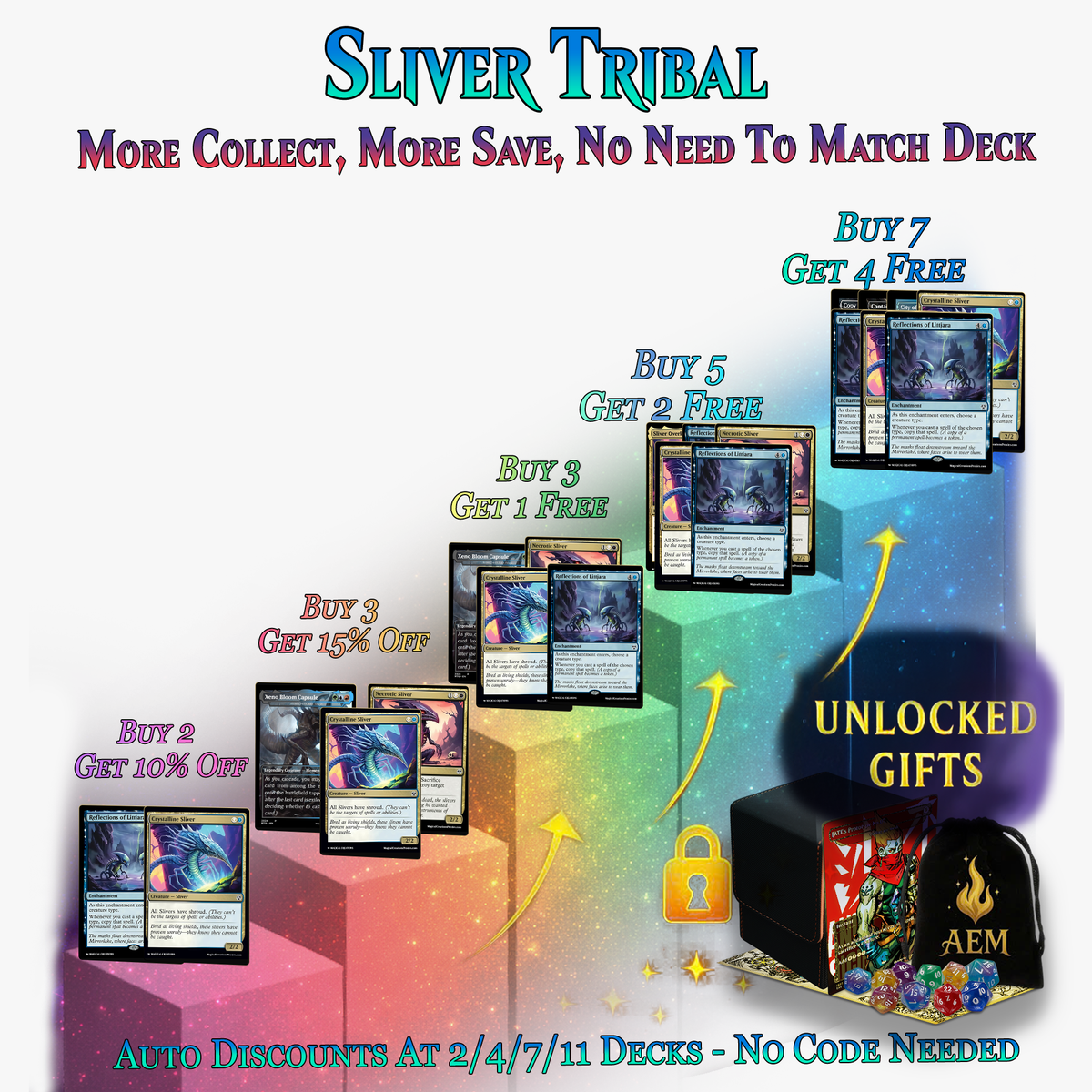 Sliver Tribal Commander Deck – 113+ Cards | PrimeDecks