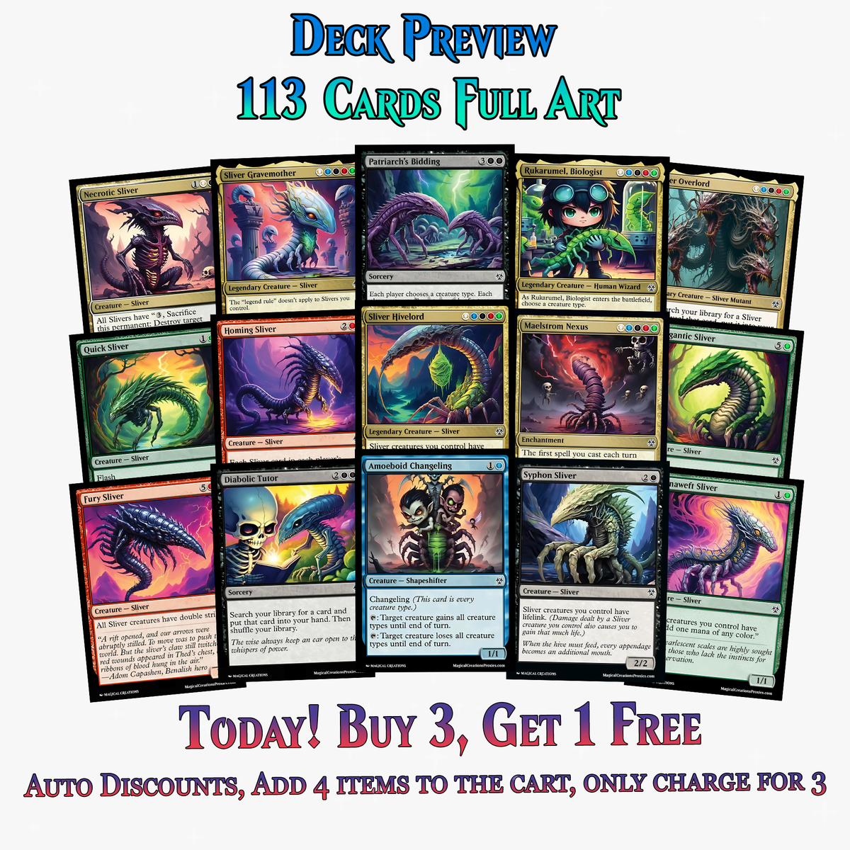 Sliver Tribal Commander Deck – 113+ Cards | PrimeDecks