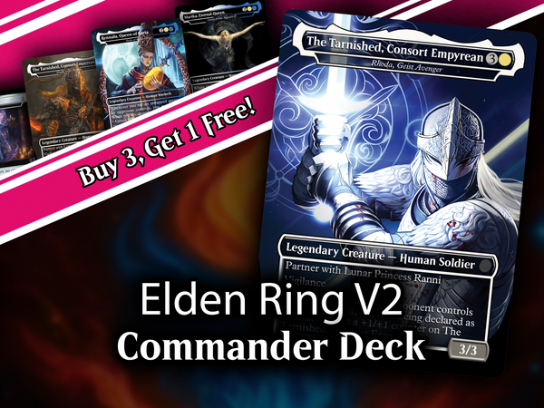 | New |Elden Ring Themed Dual V2- Commander Deck - 114+ Cards | PrimeDecks