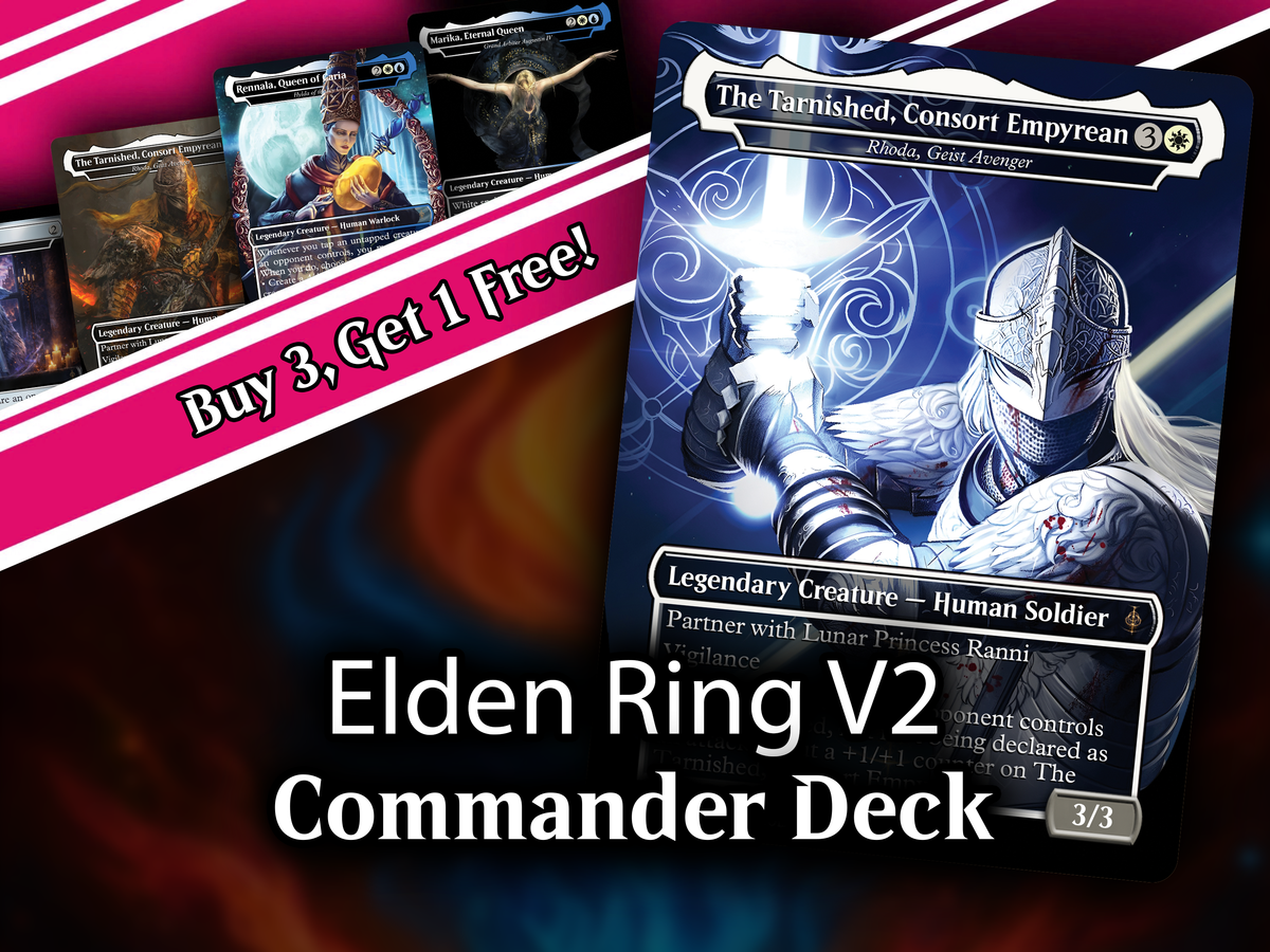 | New |Elden Ring Themed Dual V2- Commander Deck - 114+ Cards | PrimeDecks