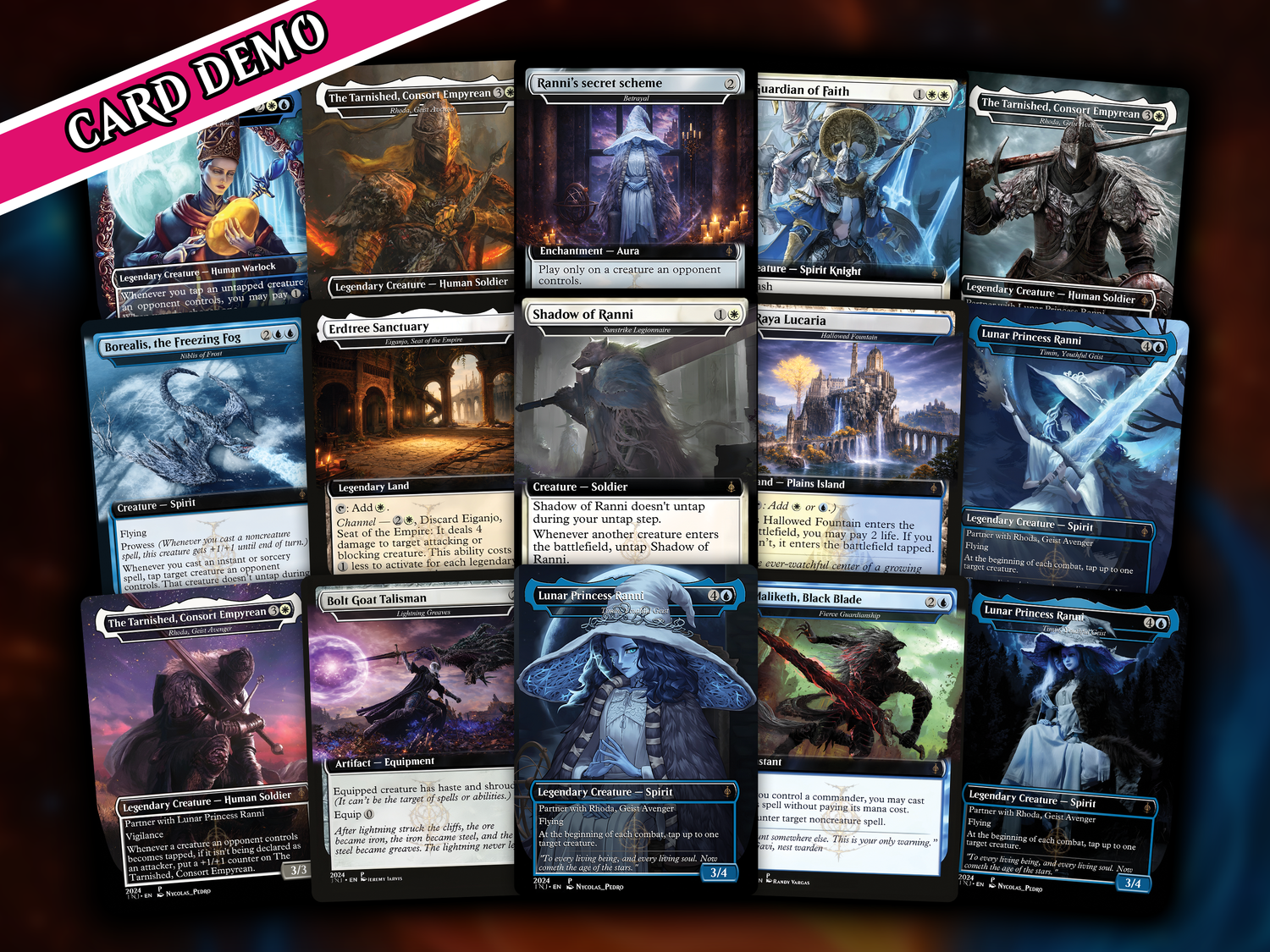 | New |Elden Ring Themed Dual V2- Commander Deck - 114+ Cards | PrimeDecks
