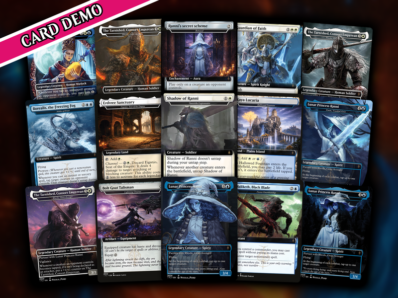| New |Elden Ring Themed Dual V2- Commander Deck - 114+ Cards | PrimeDecks