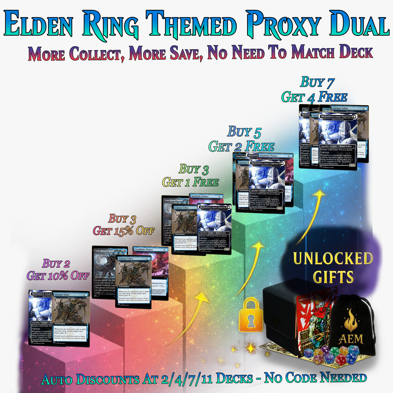 Elden Ring Themed Dual-Commander MTG Proxy Deck - 114 Cards | ProxyTCG