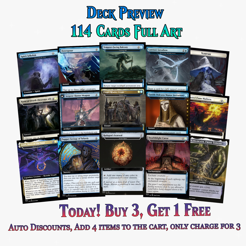 Elden Ring Themed Dual-Commander MTG Proxy Deck - 114 Cards | ProxyTCG