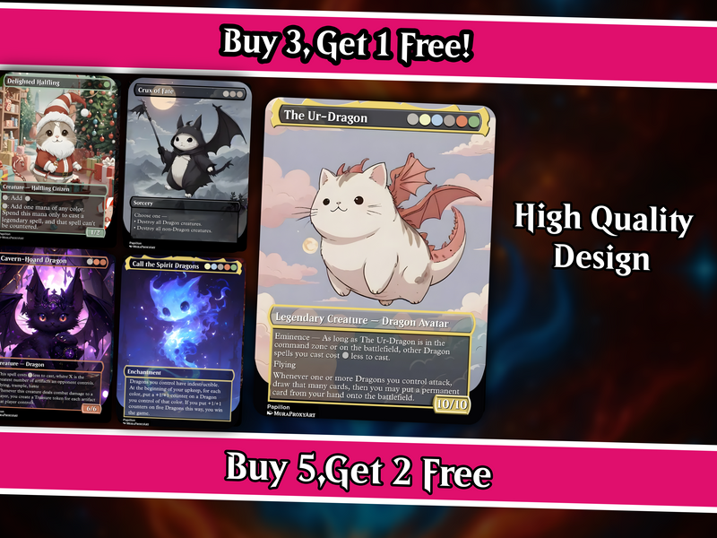 Ur-Dragon Cute Cat Commander Deck - 110+ Cards | PrimeDecks