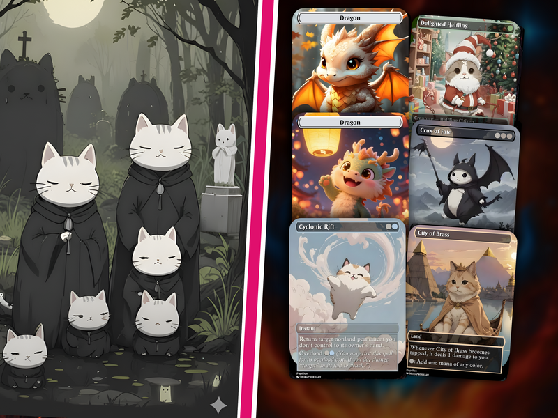 Ur-Dragon Cute Cat Commander Deck - 110+ Cards | PrimeDecks