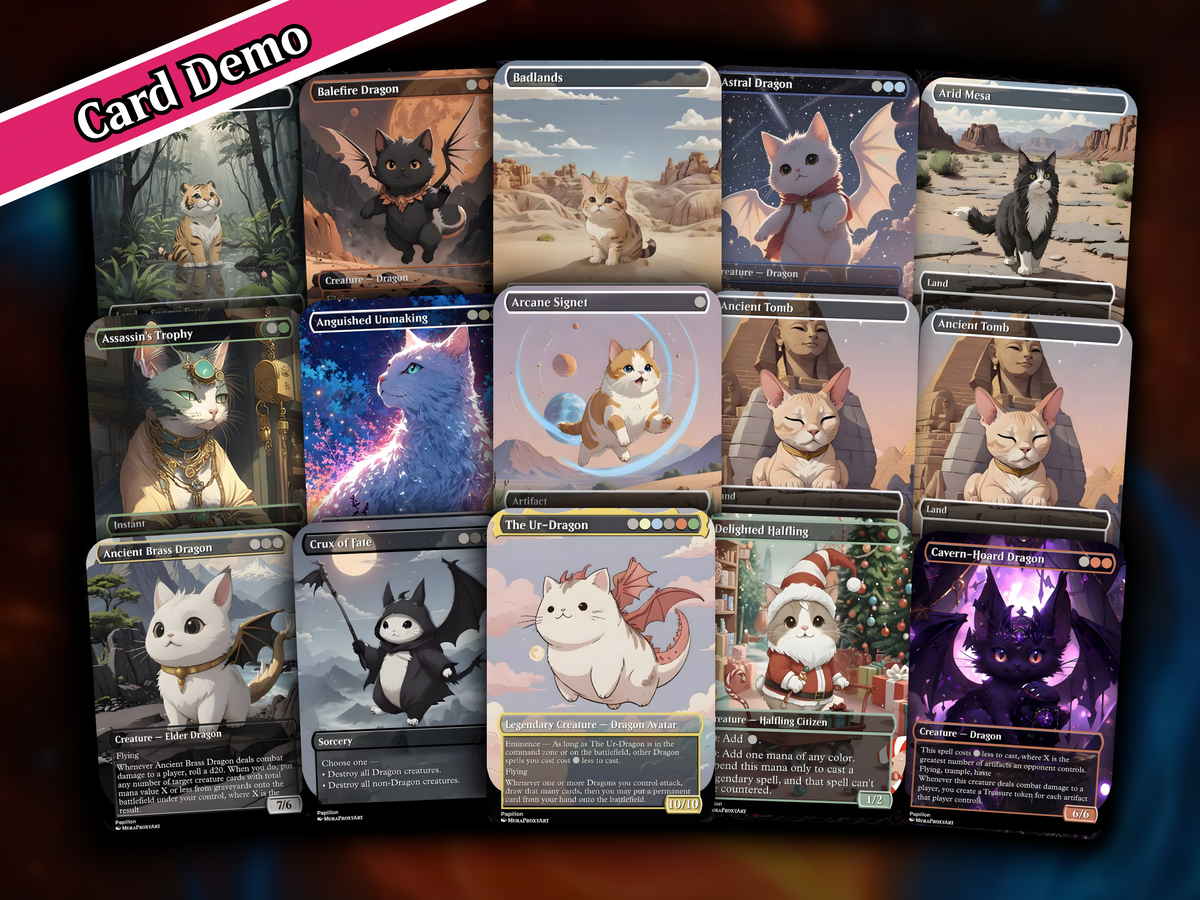 Ur-Dragon Cute Cat Commander Deck - 110+ Cards | PrimeDecks