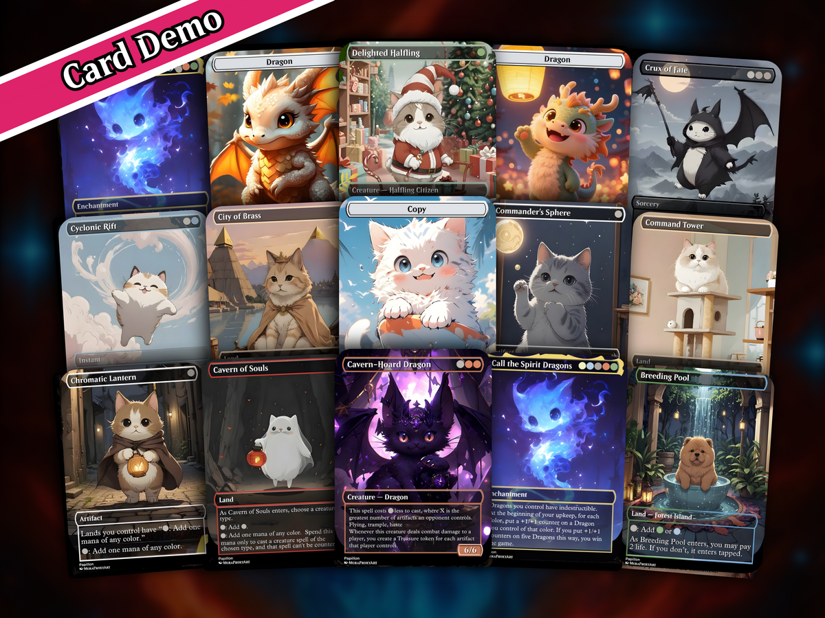 Ur-Dragon Cute Cat Commander Deck - 110+ Cards | PrimeDecks